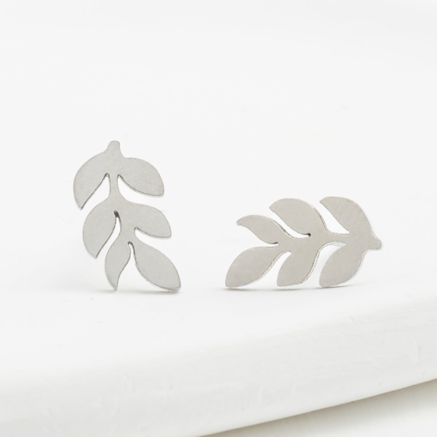 Poplar Earrings Silver