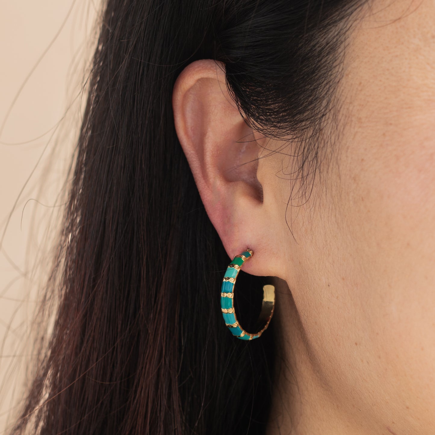 Golden Jade Radiance Earrings