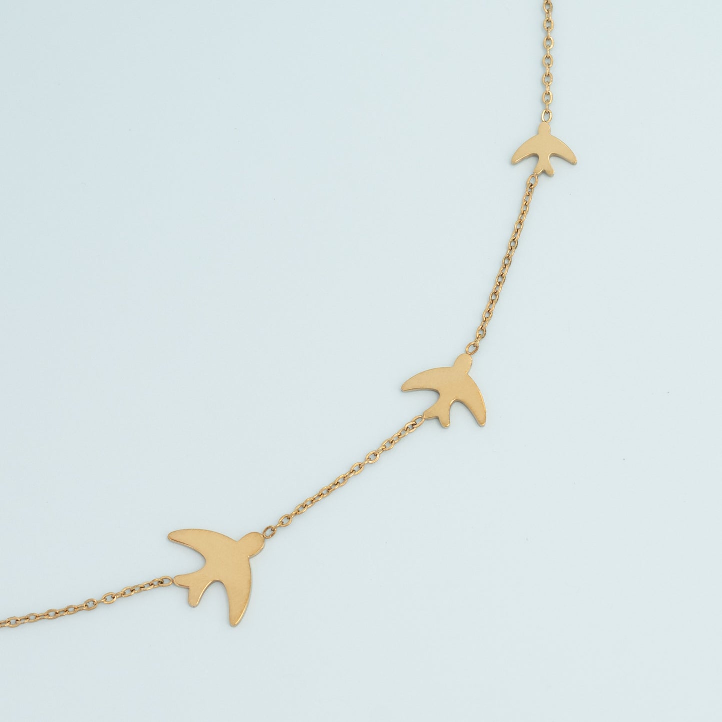 Sparrow Necklace Gold