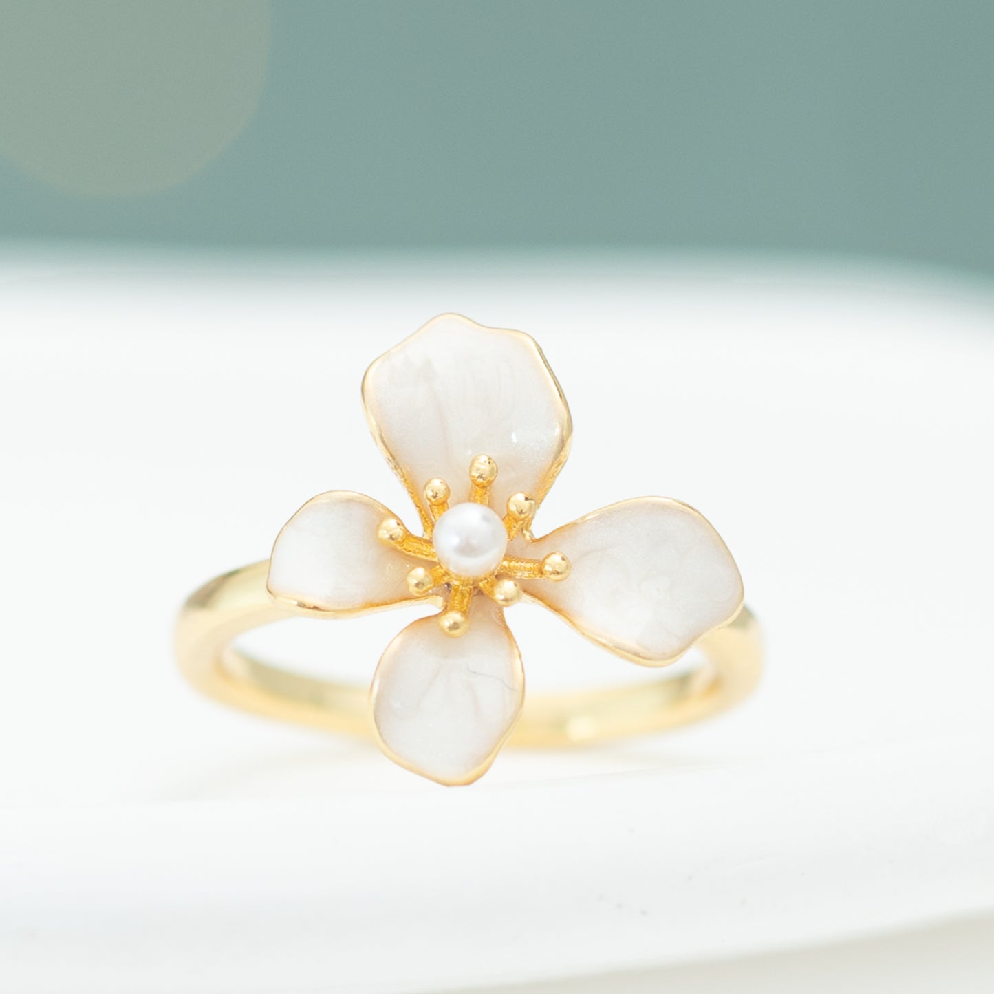 Hope in Bloom Ring Tuscan Tan