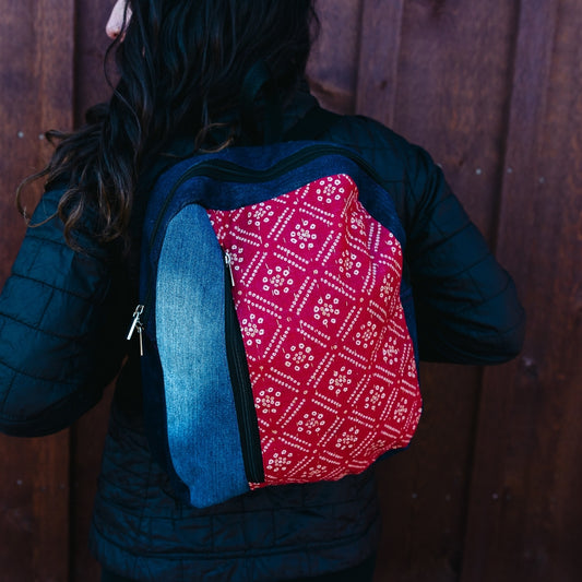 Jeans Sari Backpack