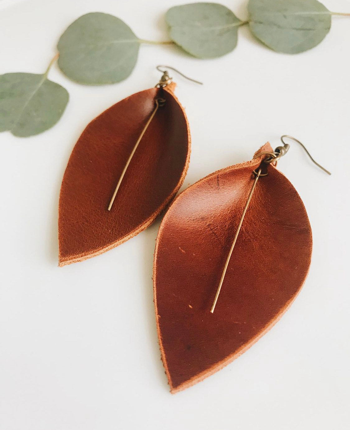 Nell Leather Earrings