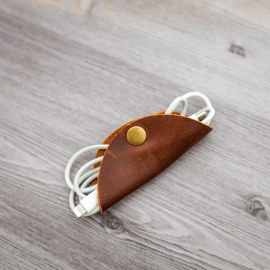 Leather Cord Holder