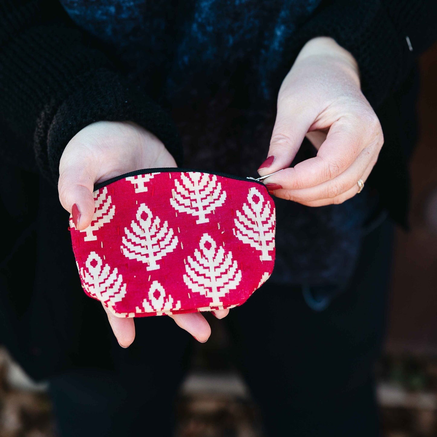 Liya Coin Purse Red