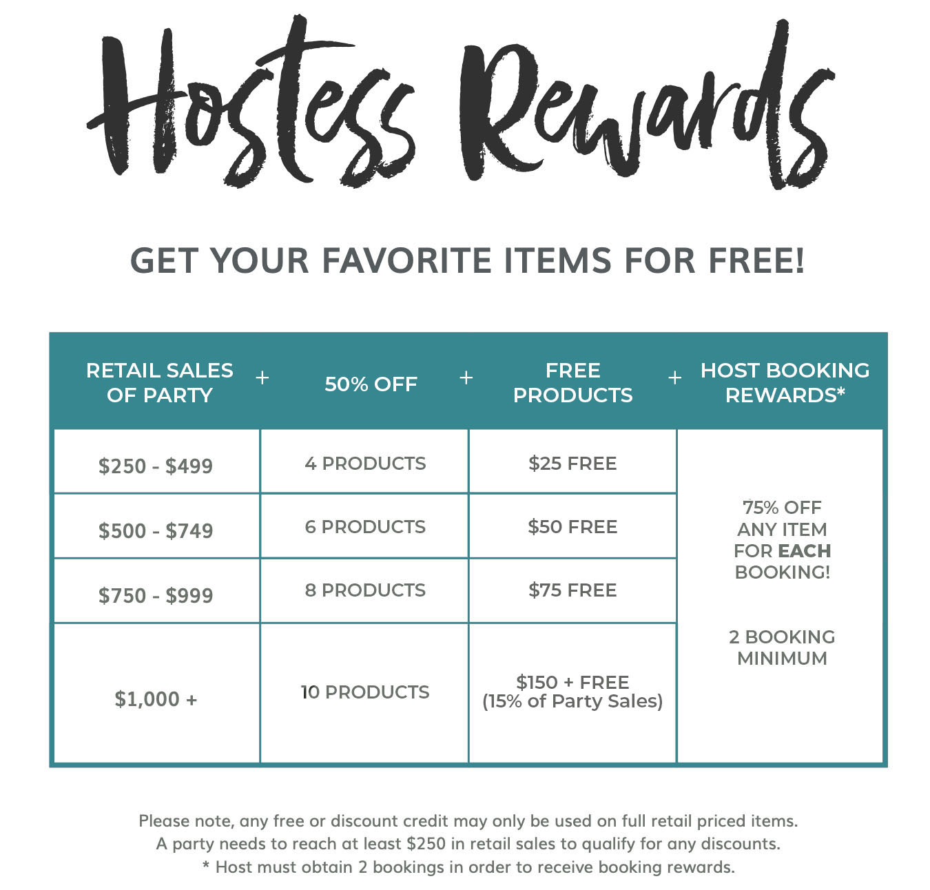 BWD Hostess Rewards graphic